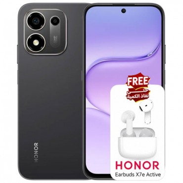 موبايل هونر X7e Plus 5G ثنائى الشريحة سعة 256 جيجابايت 8 جيجابايت رام شاشة 6.87 + هدية مجانية اير بادز هونر X7E ACTIVE موبايل هونر X7e Plus 5G ثنائى الشريحة سعة 256 جيجابايت 8 جيجابايت رام شاشة 6.87 + هدية مجانية اير بادز هونر X7E ACTIVE