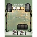 طقم إضاءة هيد ليد 150واط  x2 سوفت والحامل 50x70