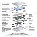 لابتوب أسوس Vivobook 15 X1504MA-BQ8515W بمعالج Intel Core 5 Processor 315 ورام 8 جيجابايت وهارد SSD سعة 512 جيجابايت وكارت شاشة Intel Graphics ونظام تشغيل Windows 11 Home