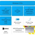 لابتوب أسوس Vivobook 15 X1504MA-BQ8515W بمعالج Intel Core 5 Processor 315 ورام 8 جيجابايت وهارد SSD سعة 512 جيجابايت وكارت شاشة Intel Graphics ونظام تشغيل Windows 11 Home