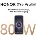 موبايل  هونر X9E 5G  ثنائي الشريحة 256 جيجابايت 24جيجابايت (8+16) شاشة 6.8 بوصة + هدية مجانية اير بادز هونر  CHOICE E60i