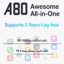 موبايل ايتل A80 ثنائي الشريحة 128 جيجابايت 8 جيجابايت 4+4 رام 6.7