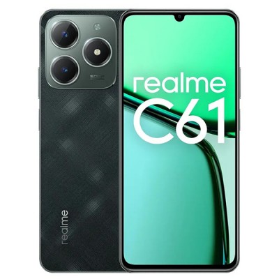 موبايل ريلمي c61 ثنائي الشريحة 128 جيجابايت 4 جيجابايت رام 6.74 With international warranty 