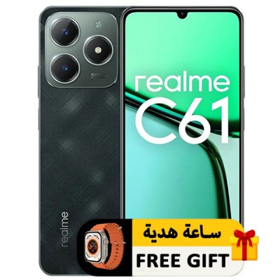 موبايل ريلمي c61 ثنائي الشريحة 256 جيجابايت 6 جيجابايت رام 6.74 With international warranty 