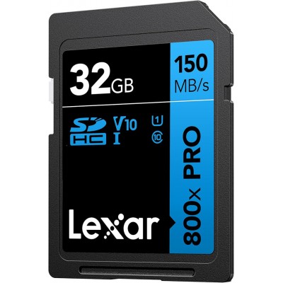 ميموري كاميرا lexar 800x pro sd v10 150 32g