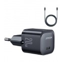 شاحن جوي روم usb c بقدرة 20 واط شحن سريع mini بتقنية pd موديل jr tcf02eu