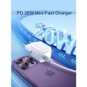 شاحن جوي روم usb c بقدرة 20 واط شحن سريع mini بتقنية pd موديل jr tcf02eu