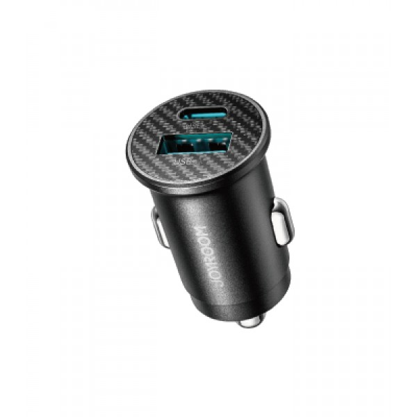  شاحن سيارة جوي روم usb تايب سي بقدرة 15 واط شحن سريع mini بتقنية pd موديل jr ccn16