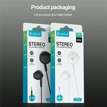 سماعه celebrat 3.5mm g34