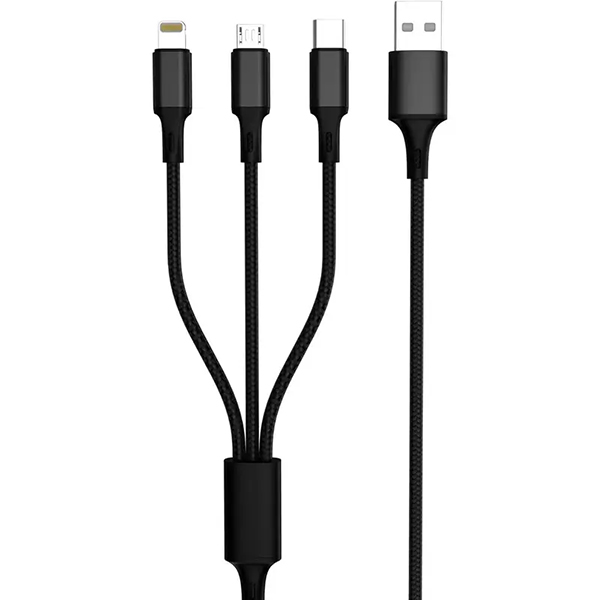كابل شحن ايكونز  3x1 طول 1 متر موديل  xb31pk