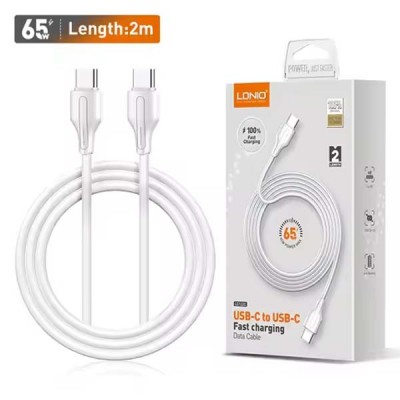 كابل شحن لدنيو lc122c type c to type c 2m
