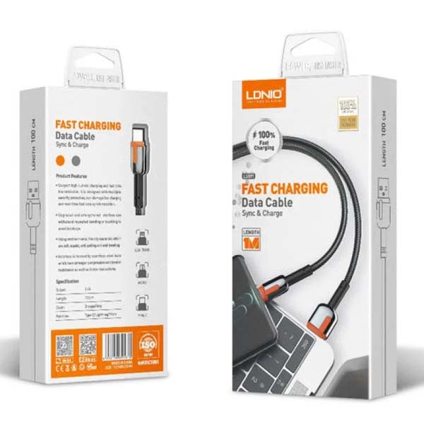 كابل شحن لدنيو ls592 micro usb 2m