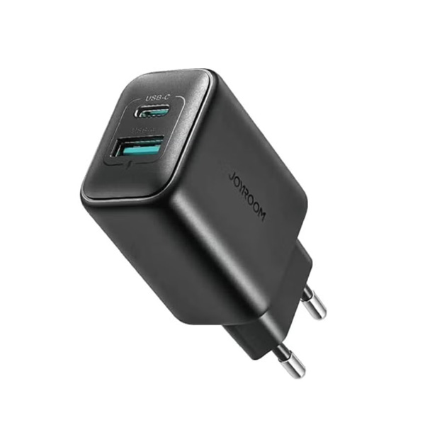 شاحن جوي روم usb تايب سي بقدرة 25 واط شحن سريع بتقنية pd موديل jr tcf13eu