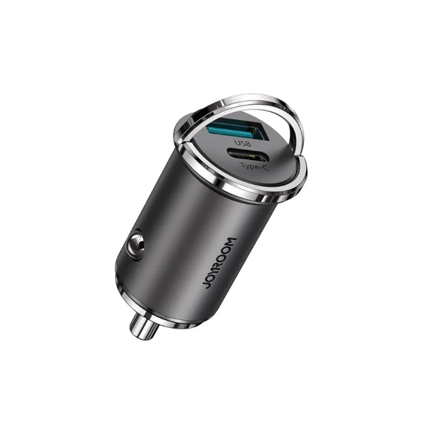 شاحن سيارة جوي روم usb تايب سي بقدرة 45 واط شحن سريع mini بتقنية pd موديل c‑a35