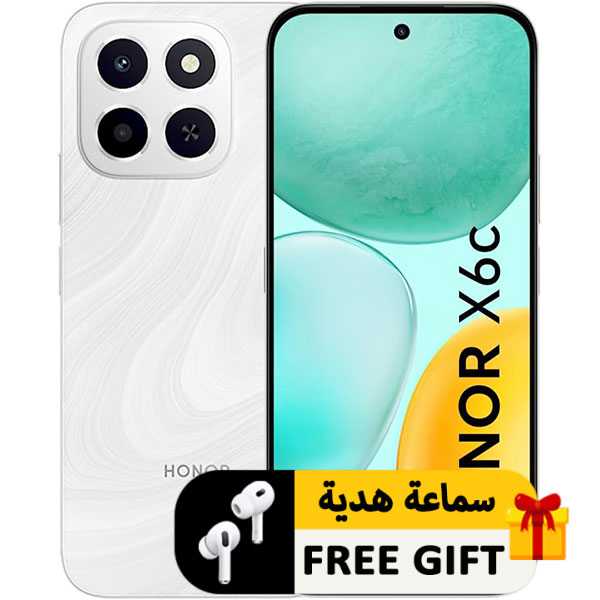 موبايل هونر x6c ثنائي الشريحة 256 جيجابايت 6 جيجابايت رام 6.61 موبايل هونر x6c ثنائي الشريحة 256 جيجابايت 6 جيجابايت رام 6.61