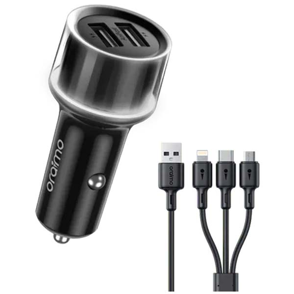 شاحن سيارة اورايمو 2usb فاست 15.5 واط occ 1152d