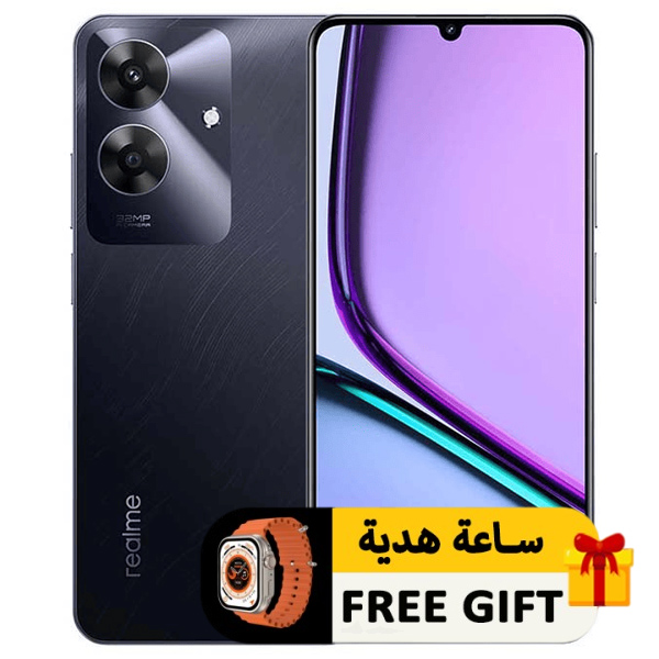 موبايل ريلمي نوت 60 ثنائي الشريحة 256 جيجابايت 4 جيجابايت رام 6.74