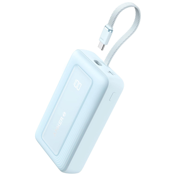 باور كور أنكر 35 واط مع كابل usb-c مدمج شحن سريع zolo بسعة 10000 مللي أمبير طراز a1680H32